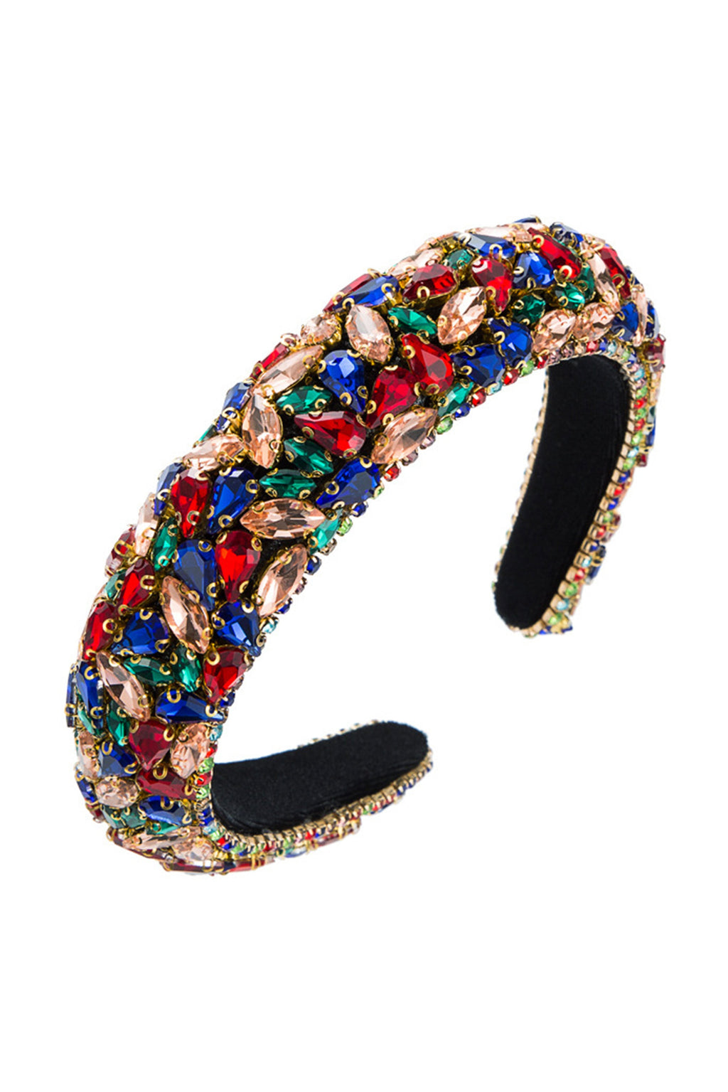 Baroque Glass Drill Headband L3807