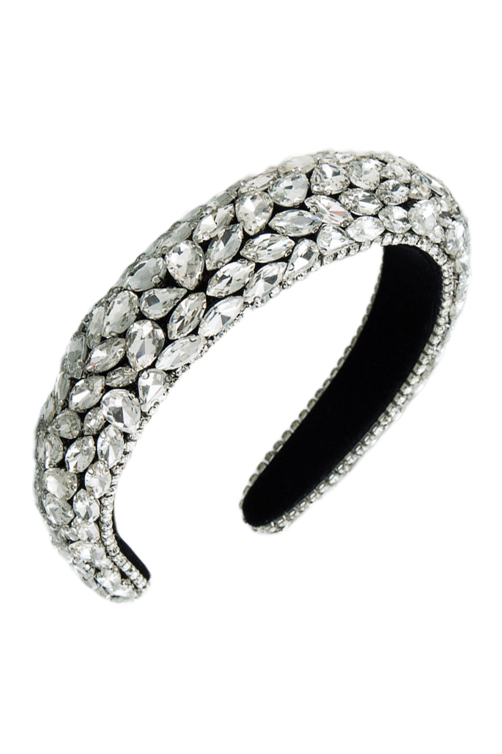 Baroque Glass Drill Headband L3807