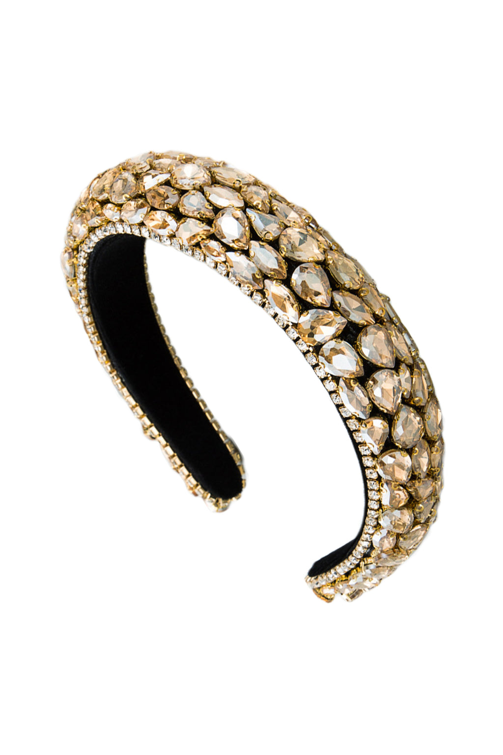 Baroque Glass Drill Headband L3807