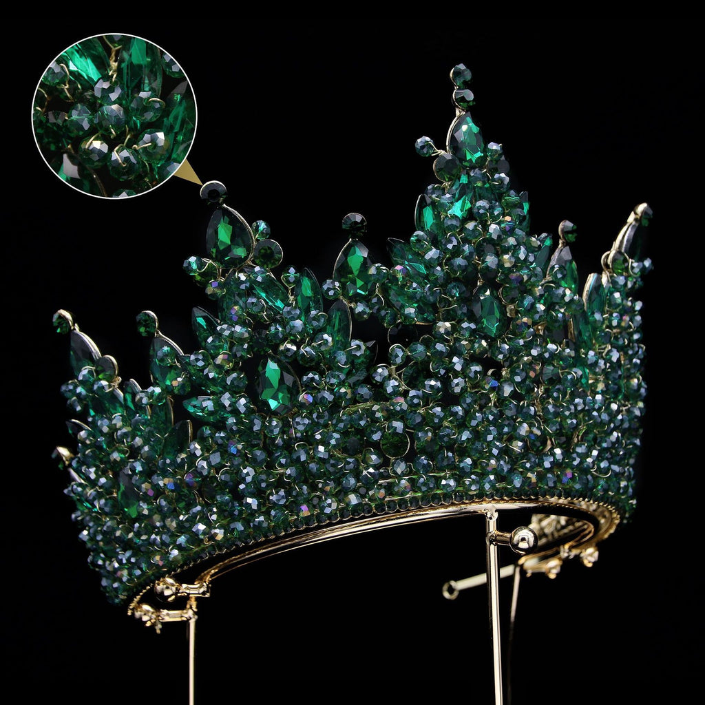 Rhinestone Crown Headband L3825