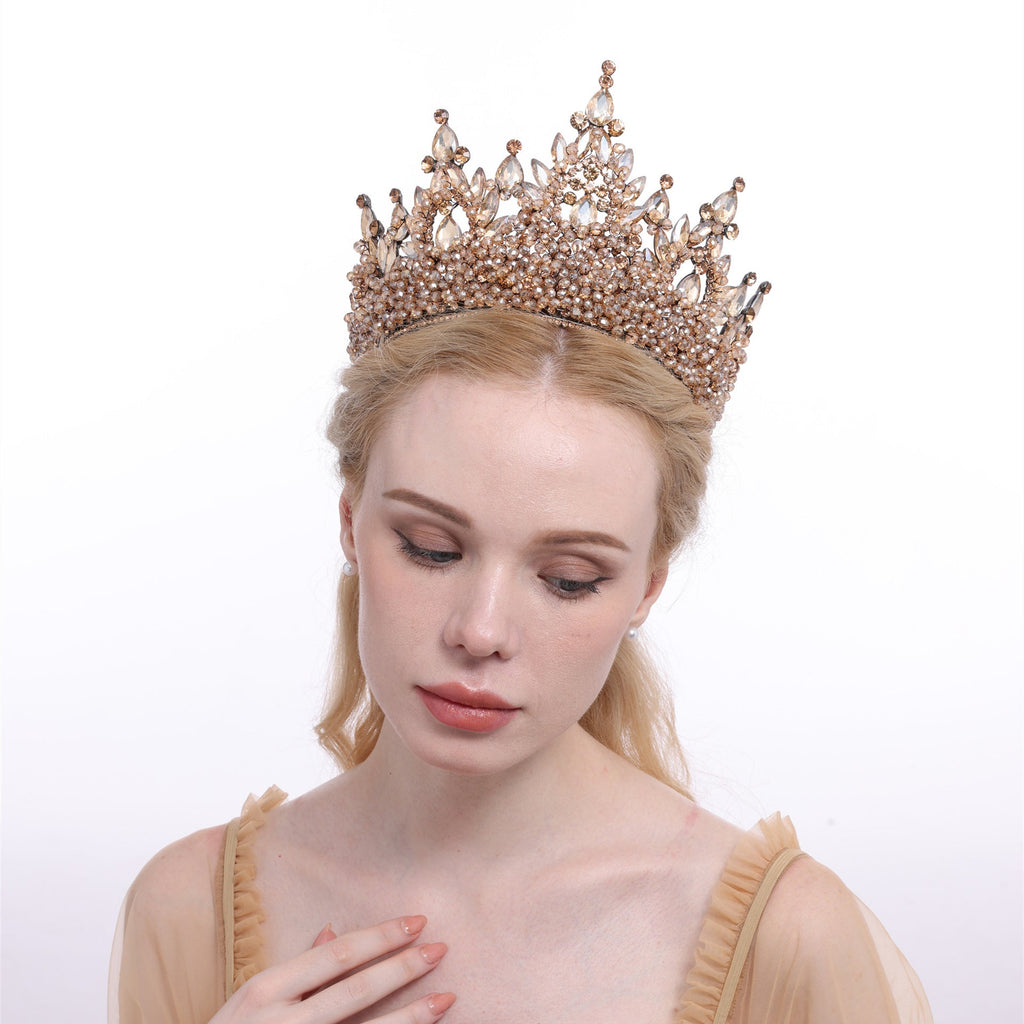 Rhinestone Crown Headband L3825