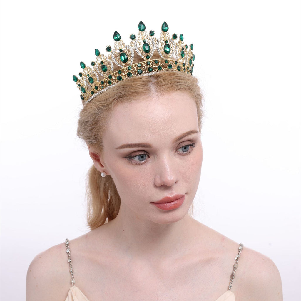 Rhinestone Crown Headband L3826