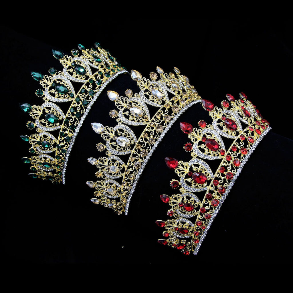 Rhinestone Crown Headband L3826