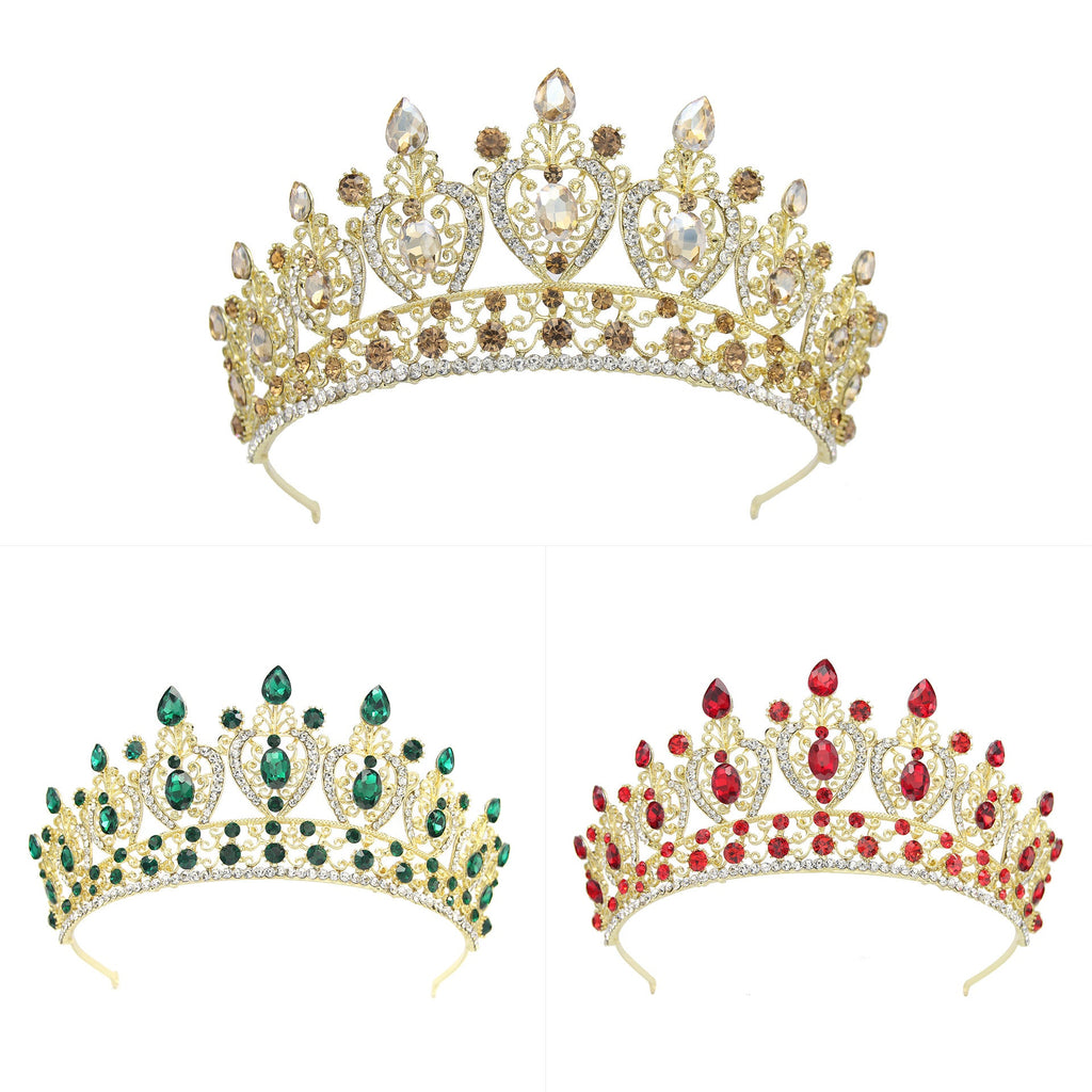 Rhinestone Crown Headband L3826