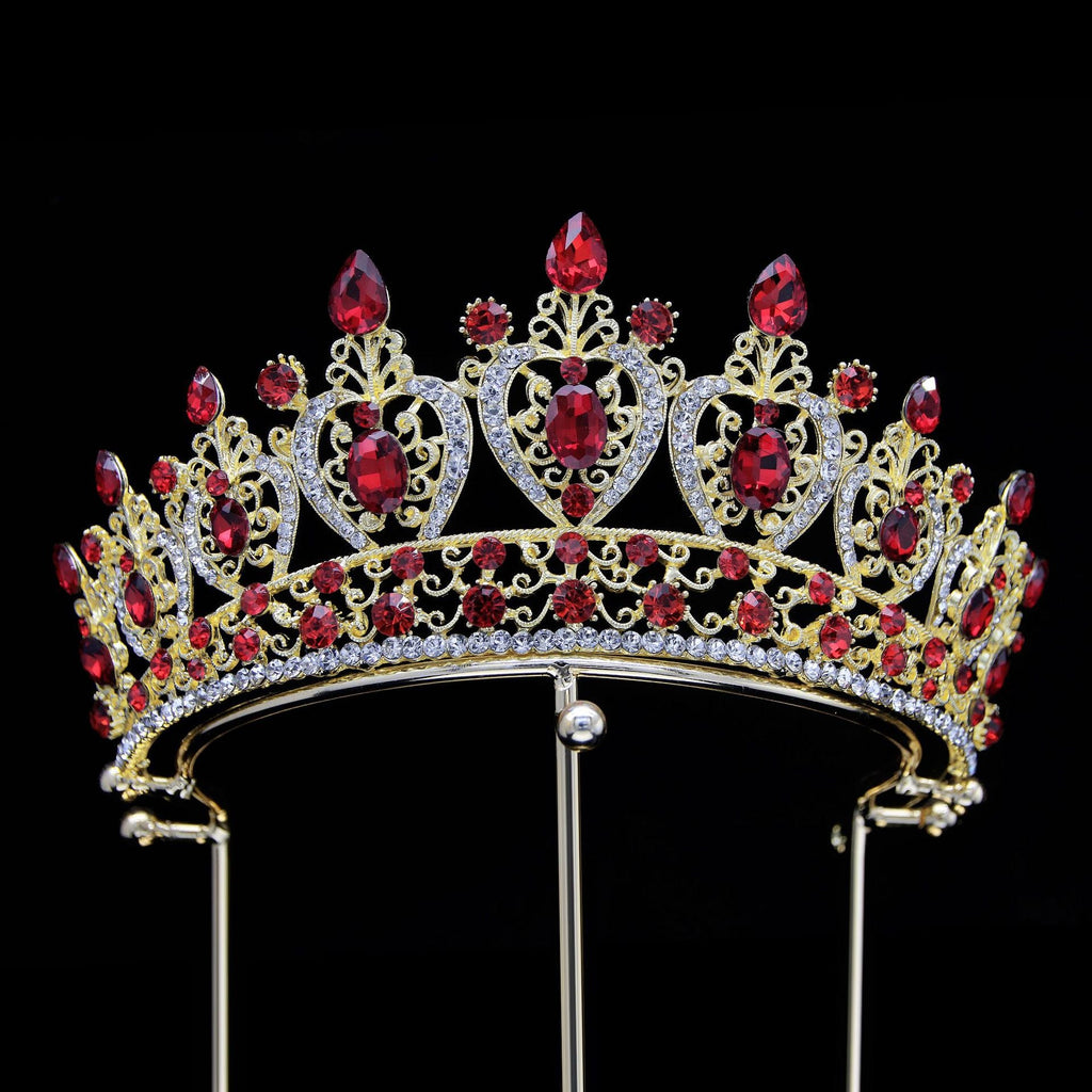 Rhinestone Crown Headband L3826