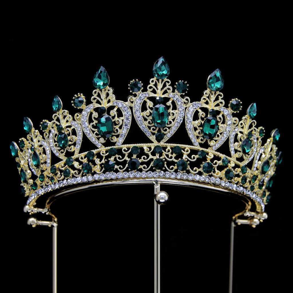 Rhinestone Crown Headband L3826