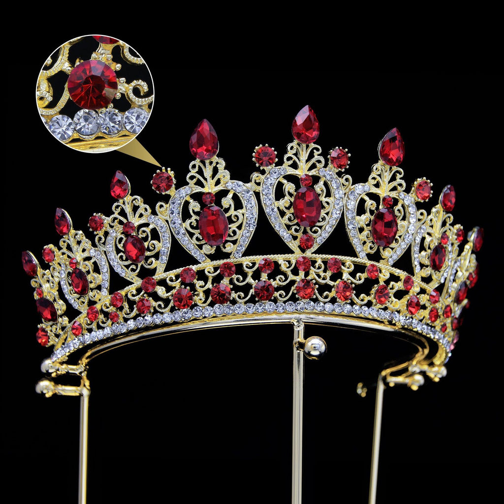 Rhinestone Crown Headband L3826