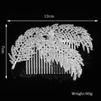Leaf Rhinestone Hair Clip L3830