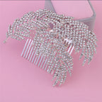 Leaf Rhinestone Hair Clip L3830