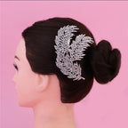 Leaf Rhinestone Hair Clip L3830