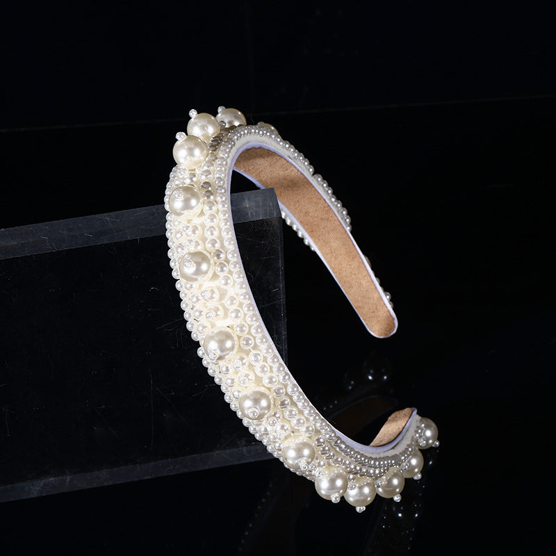 Bride Pearl Headband L3838
