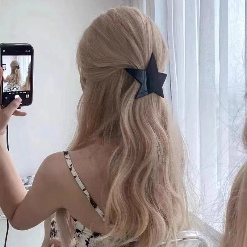 Star Shaped Acryli Hair Clip L3854