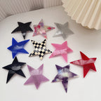 Star Shaped Acryli Hair Clip L3854