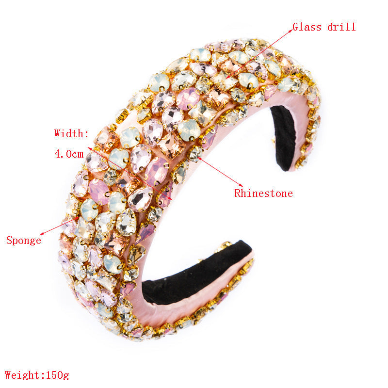 Glass Drill Sponge Headband L3869