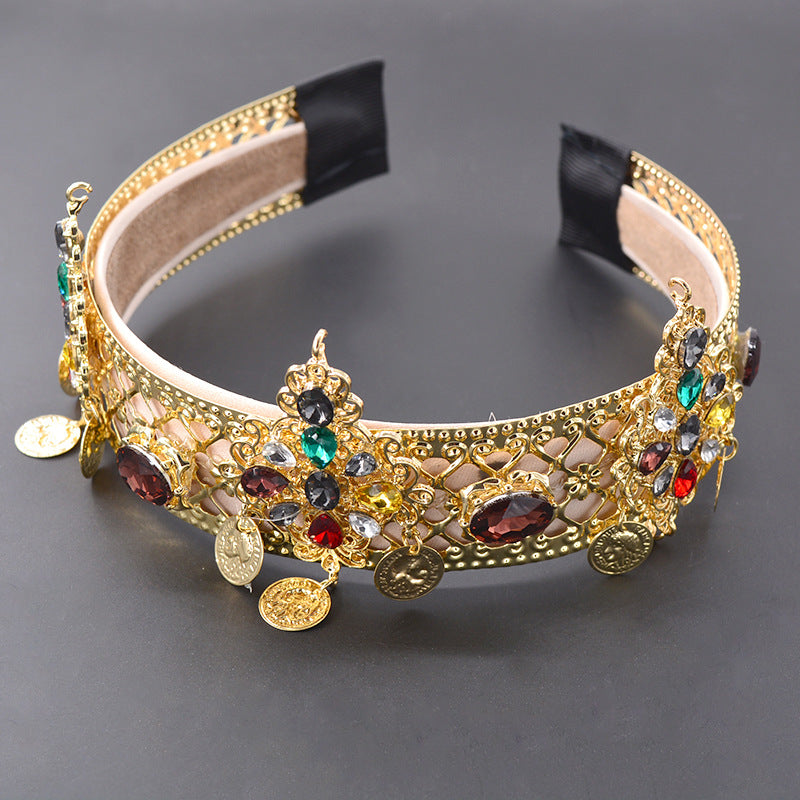 Baroque Rhinestone Headband L3895