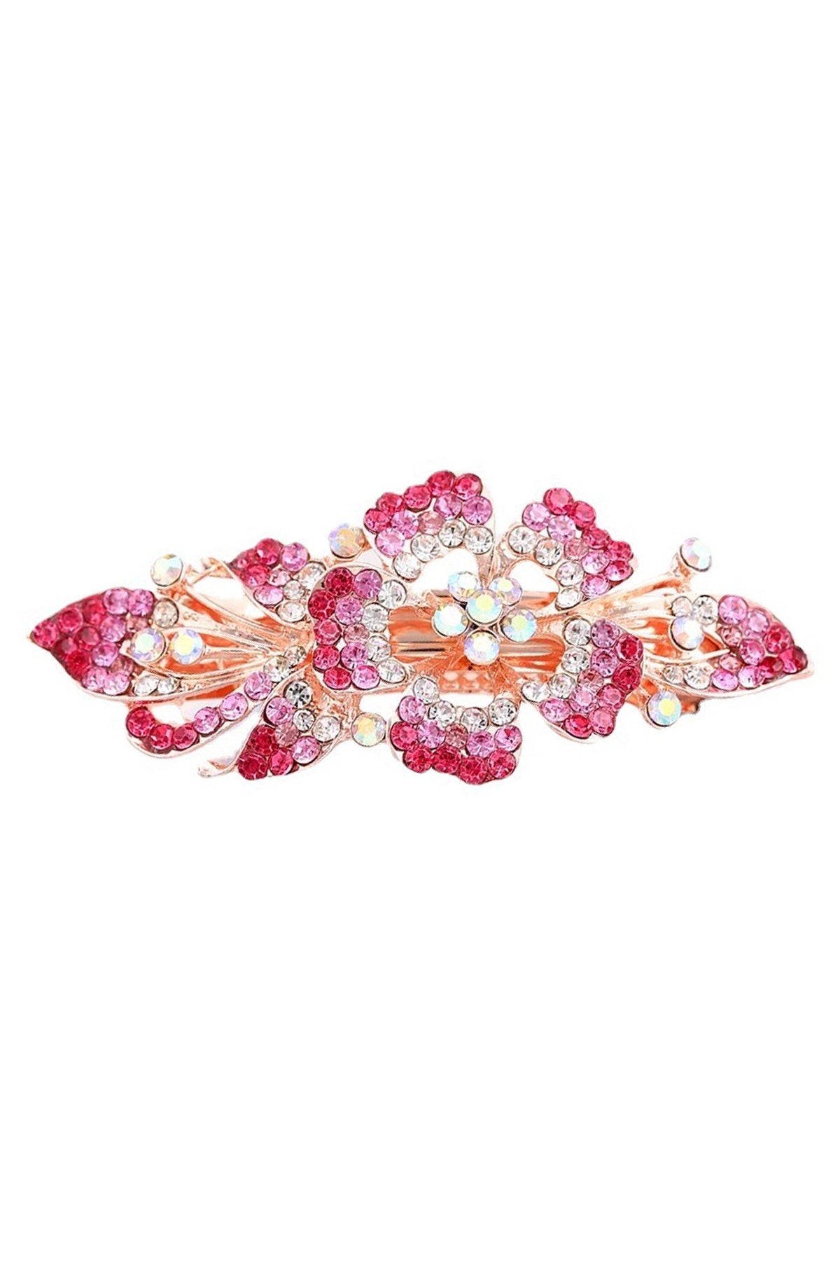 Floral Rhinestone Hair Clip L3922
