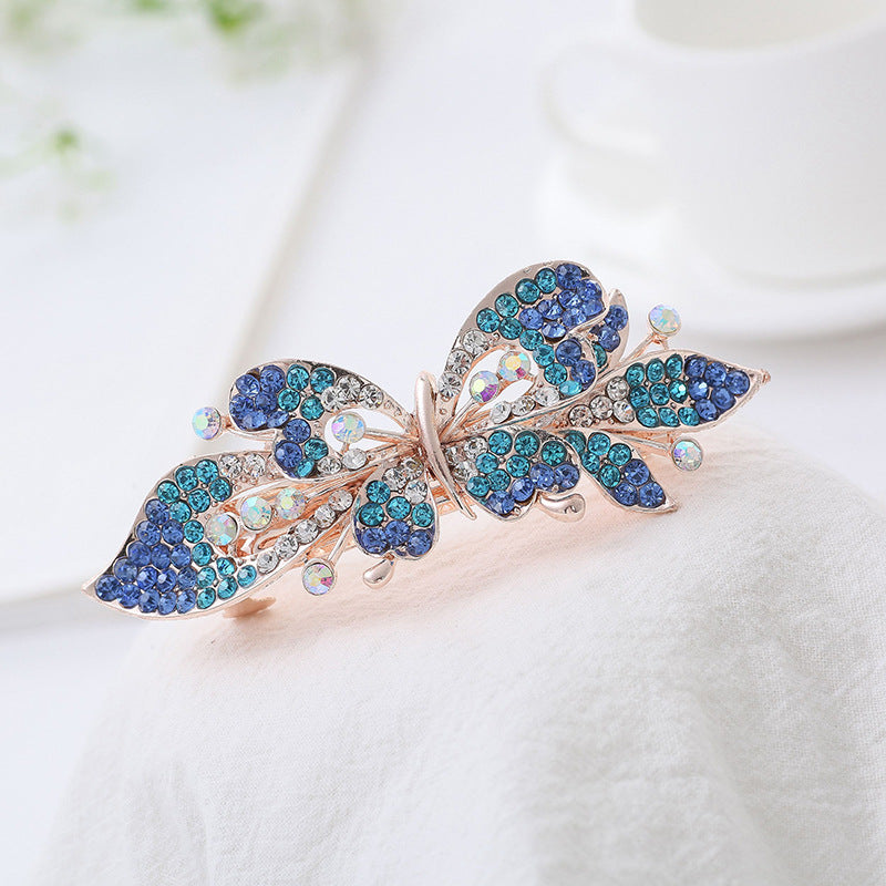 Floral Rhinestone Hair Clip L3923