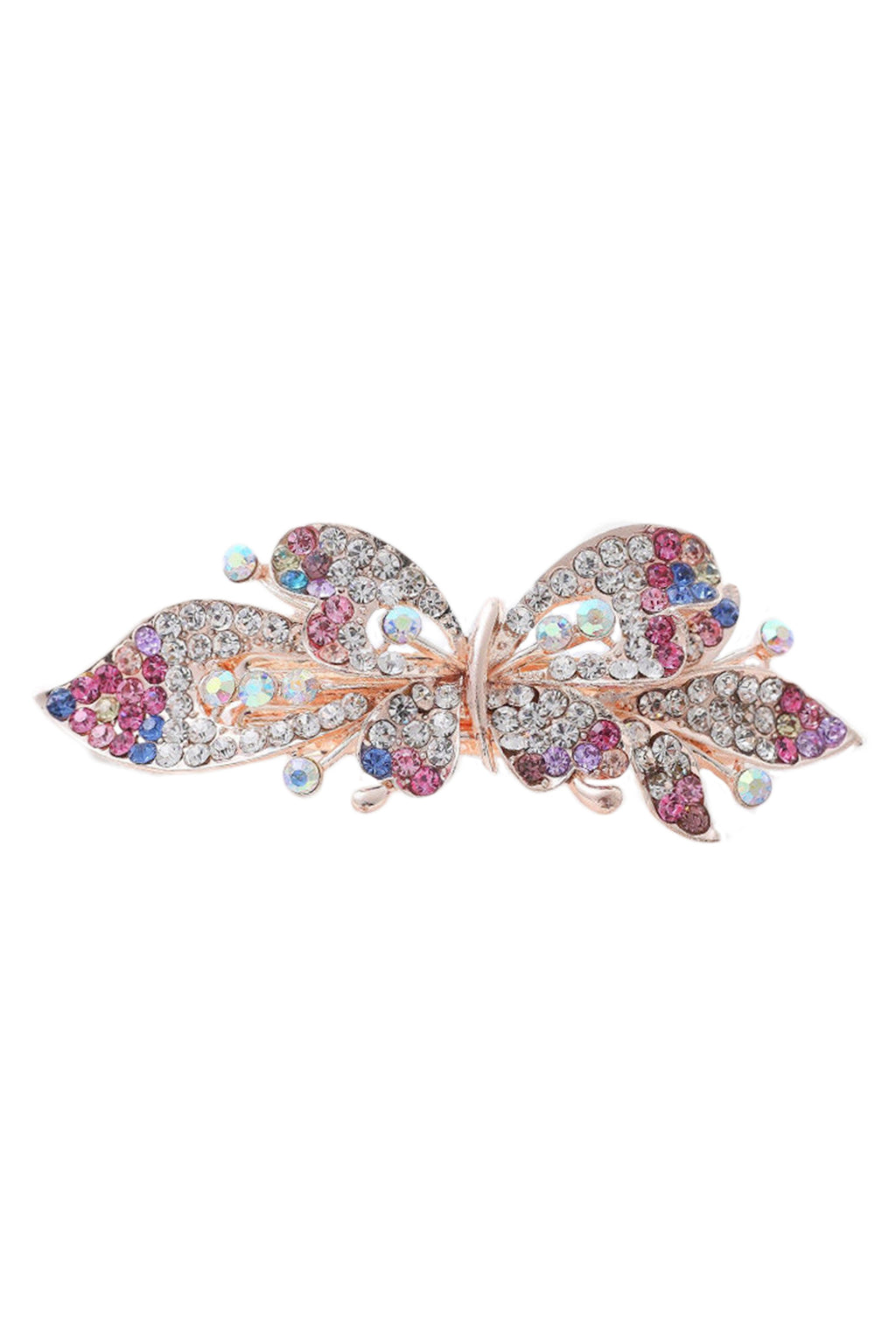 Floral Rhinestone Hair Clip L3923