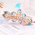 Floral Rhinestone Hair Clip L3924