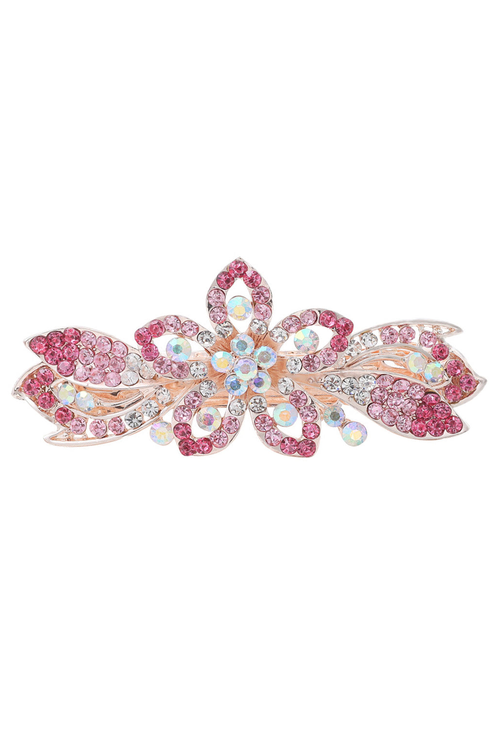 Floral Rhinestone Hair Clip L3924