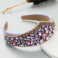 Baroque Glass Drill Headband L3938