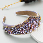 Baroque Glass Drill Headband L3938