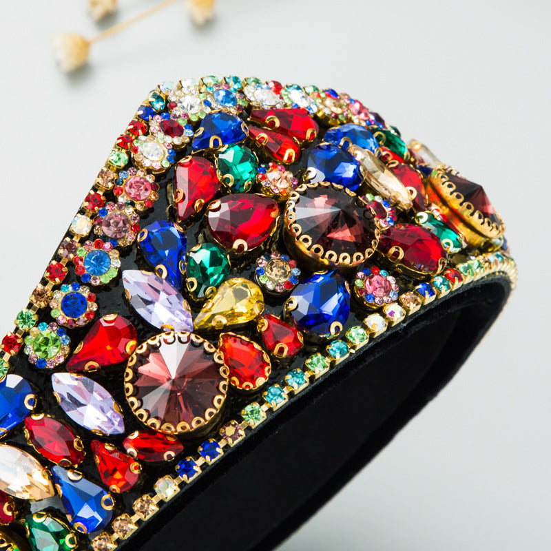 Baroque Glass Drill Headband L3938