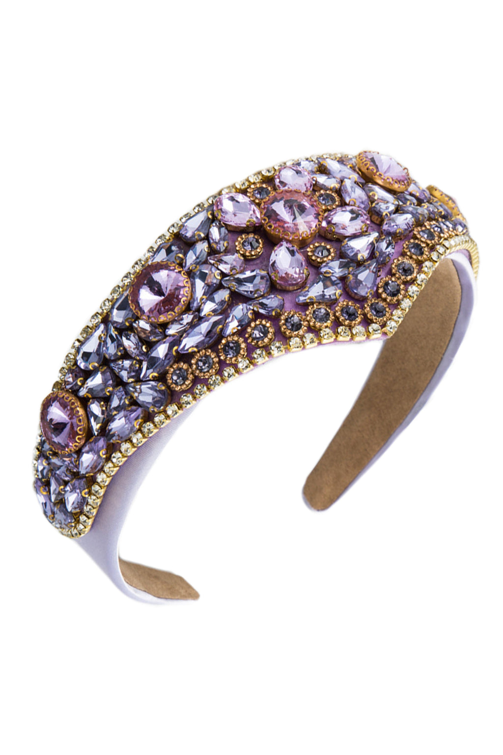 Baroque Glass Drill Headband L3938
