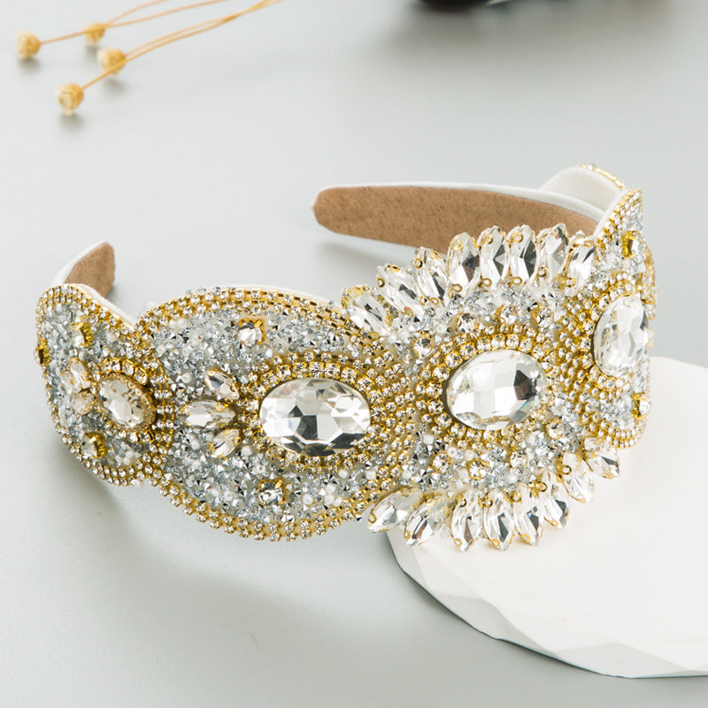 Baroque Rhinestone Headband L3946