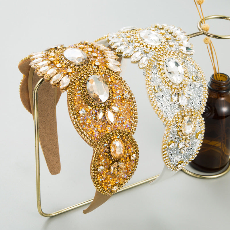 Baroque Rhinestone Headband L3946