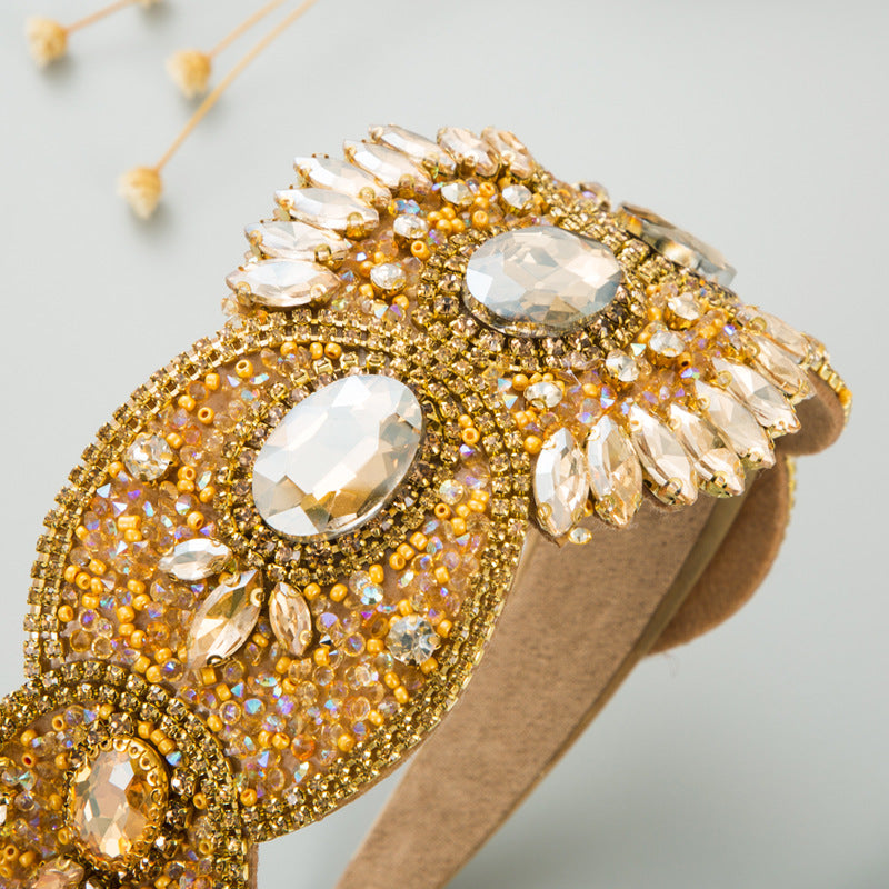 Baroque Rhinestone Headband L3946