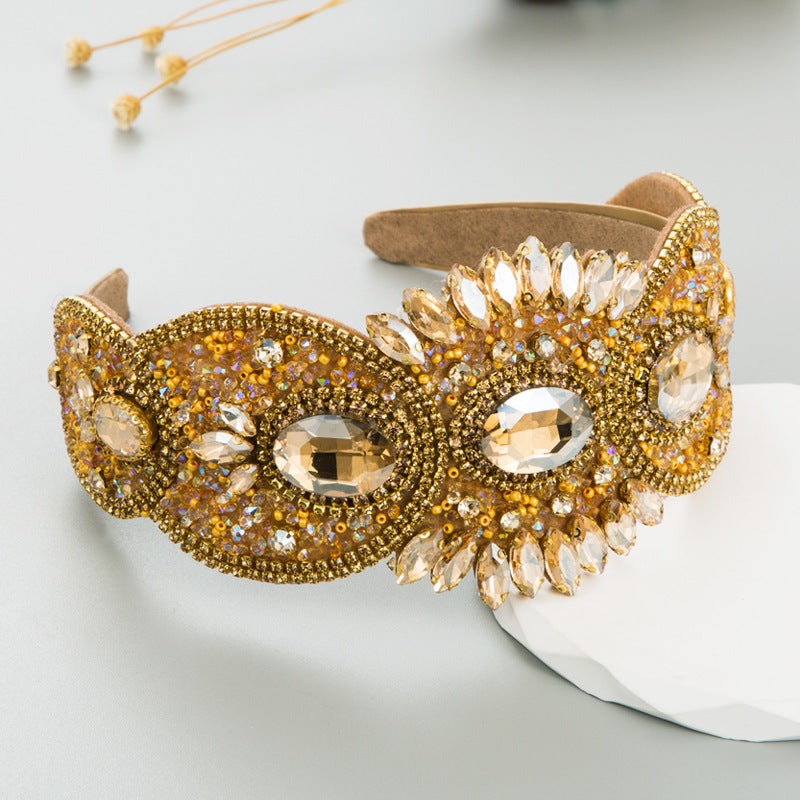 Baroque Rhinestone Headband L3946