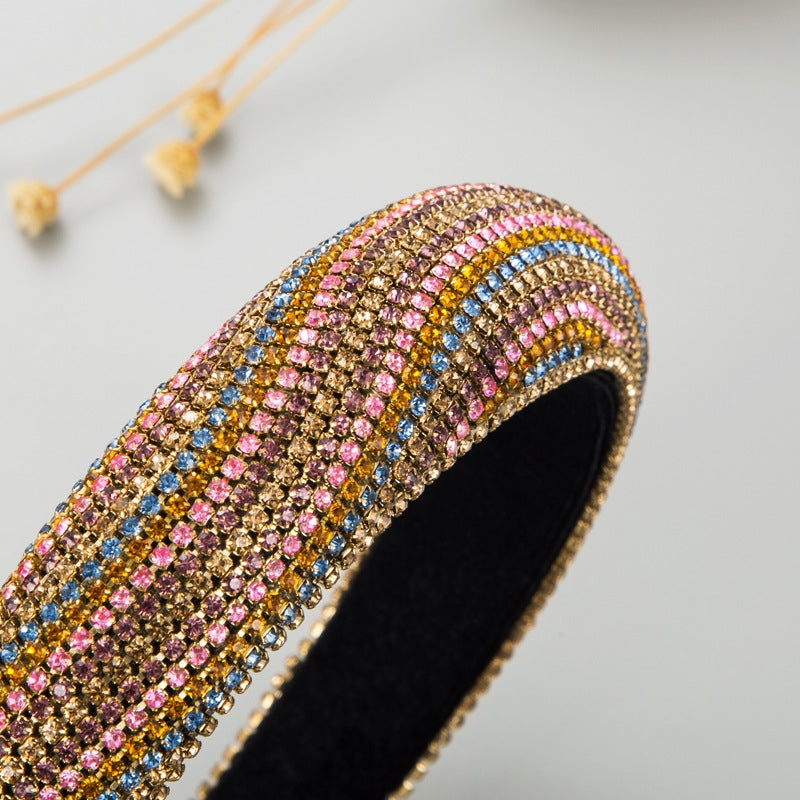 Rhinestone Sponge Headband L3948