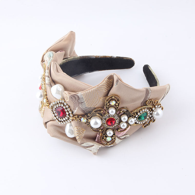 Baroque Rhinestone Headband L3987