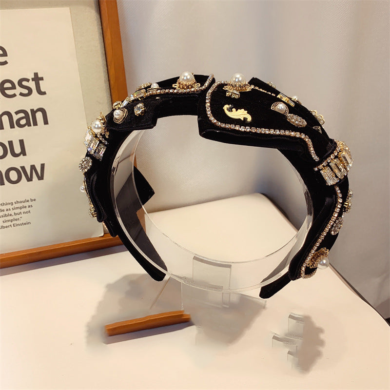 Baroque Rhinestone Headband L3991