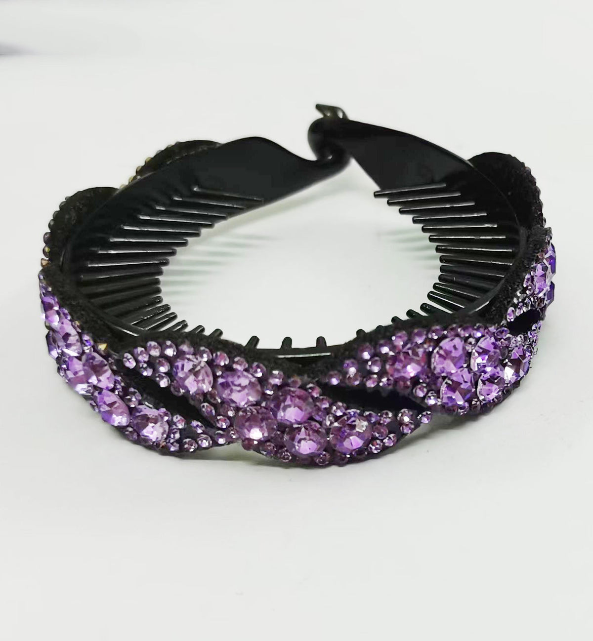 Rhinestone Coiler Hair Clip L4004