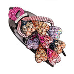 Floral Rhinestone Hair Clip L4005