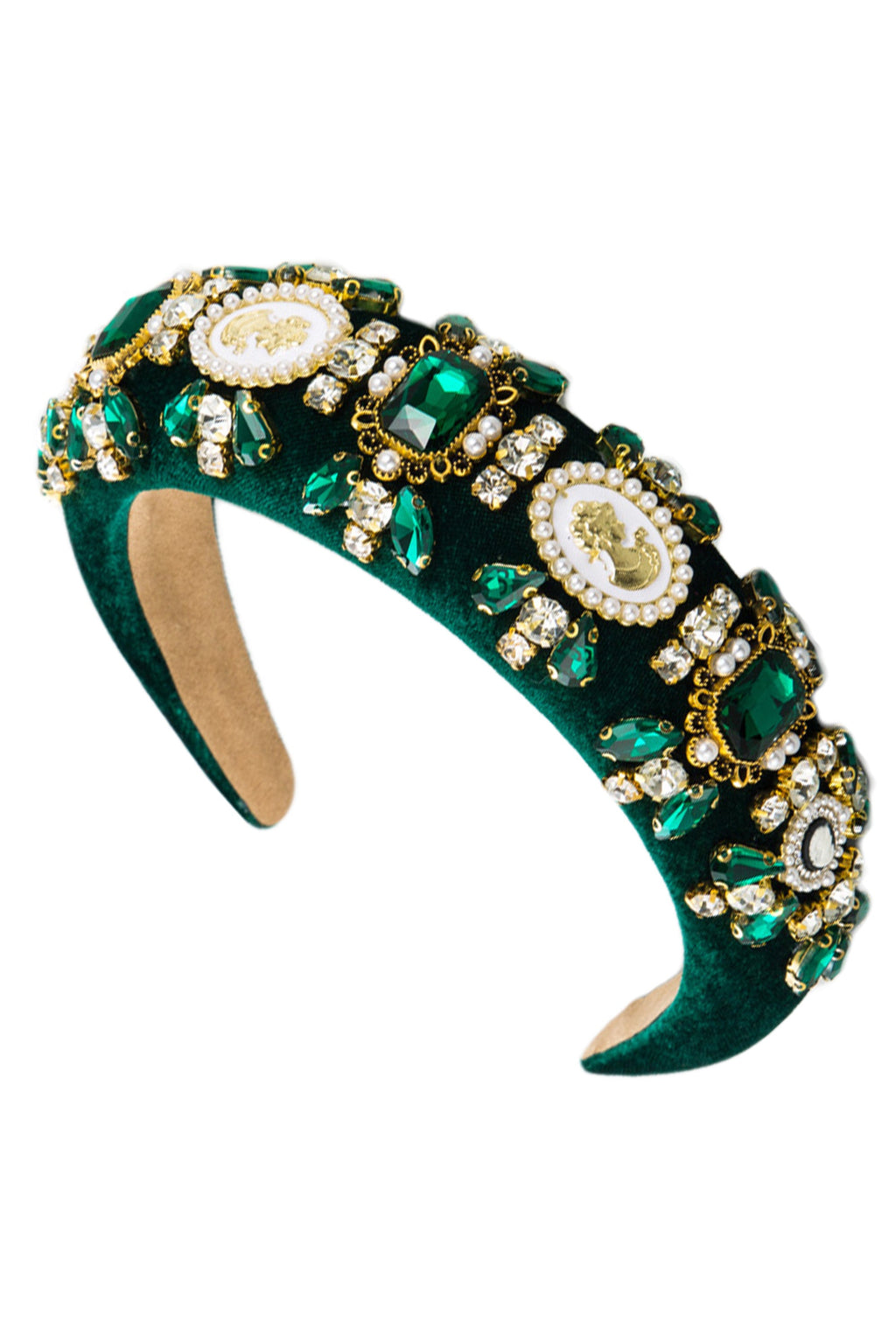 Baroque Rhinestone Sponge Headband L4017