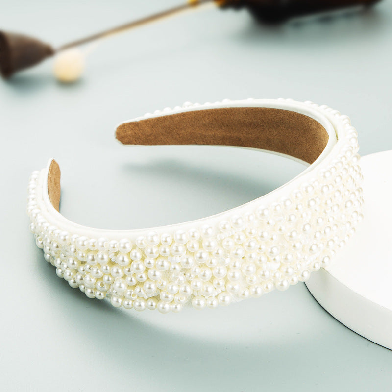 Pearl Crystal Headband L4060