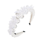 Floral Crystal Bead Headband L4066