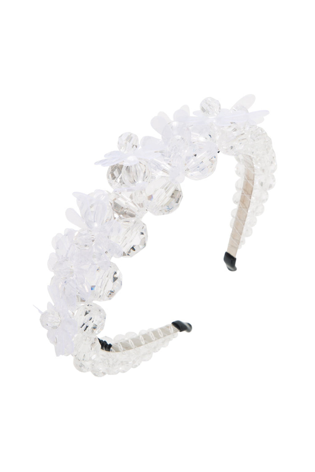 Floral Crystal Bead Headband L4066