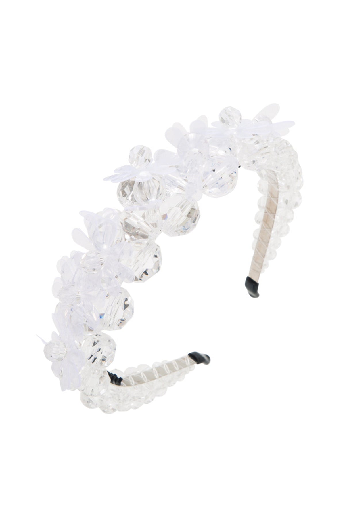 Floral Crystal Bead Headband L4066