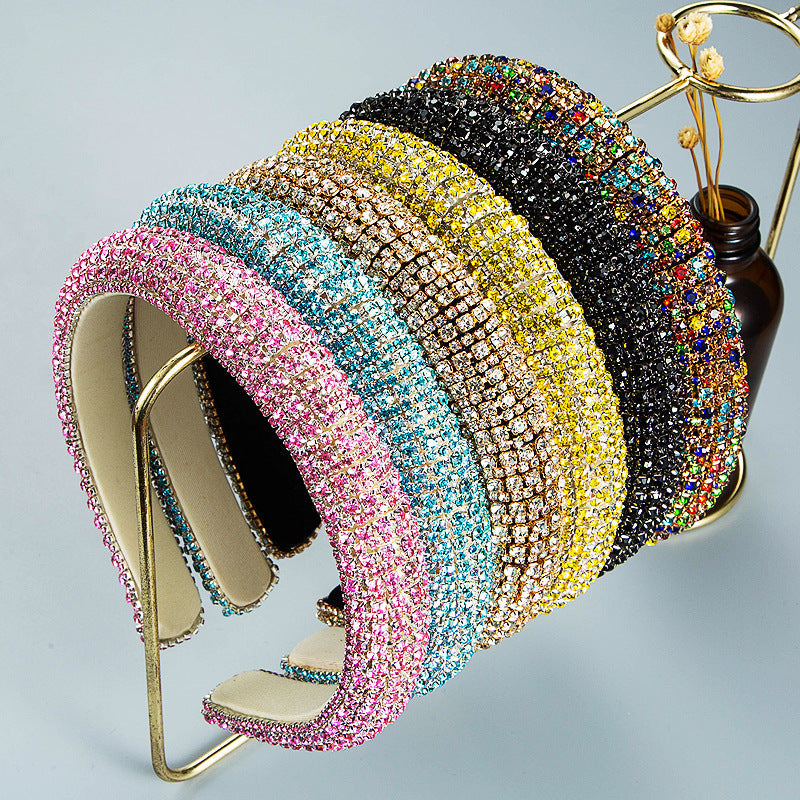 Rhinestone Fabric Headband L4085