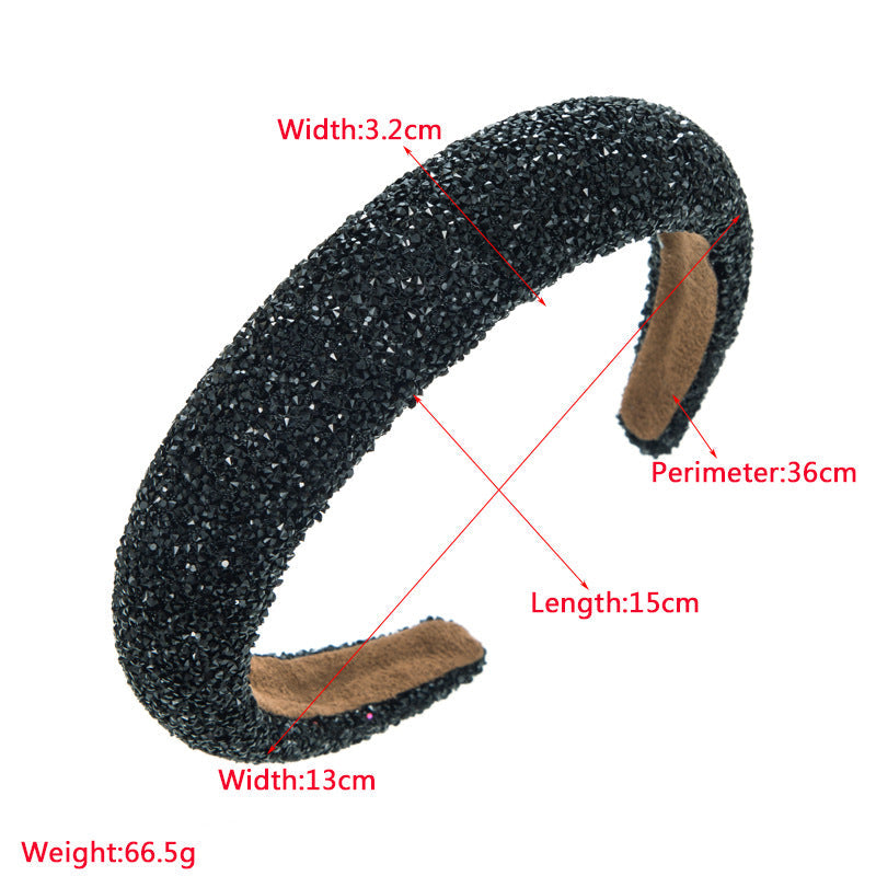 Rhinestone Pearl Headband L4087