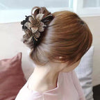 Floral Rhinestone Hair Clip L4128