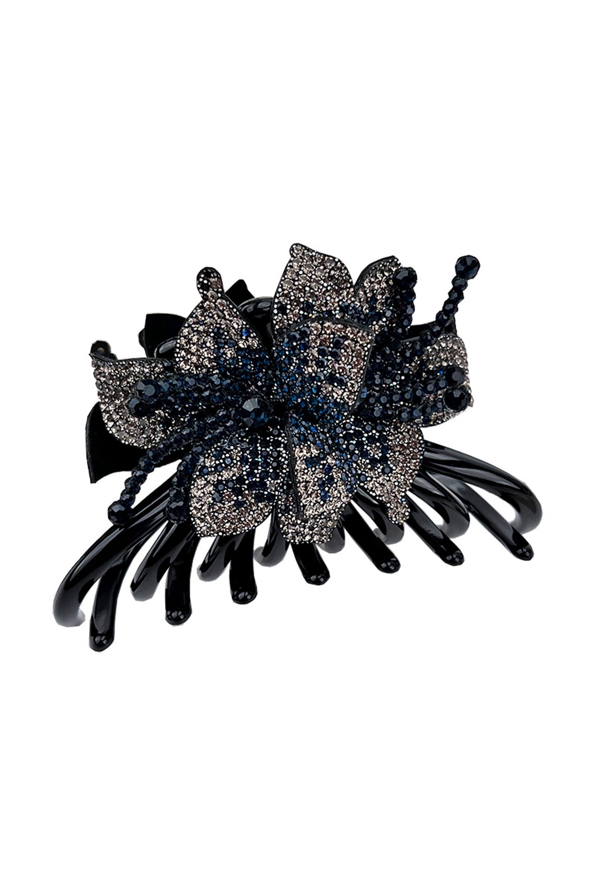 Floral Rhinestone Hair Clip L4128