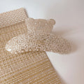 Bear Spotted Acrylic Hair Clip L4136