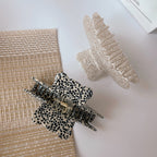 Bear Spotted Acrylic Hair Clip L4136