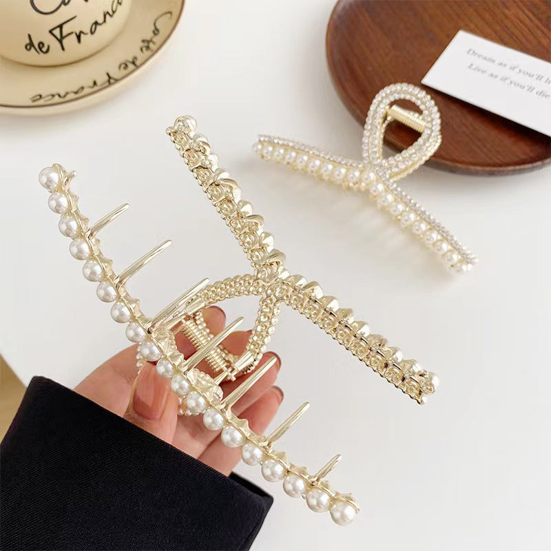 Pearl Tassel Alloy Hair Clip L4157