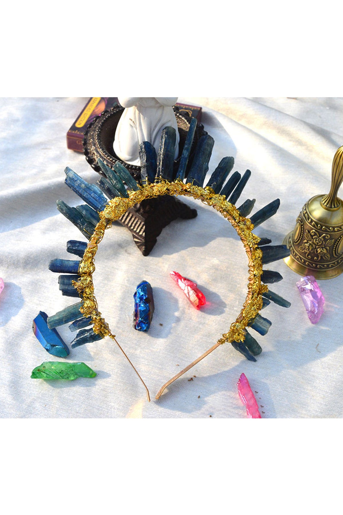 Kyanite Irregular Stone Headband L4160